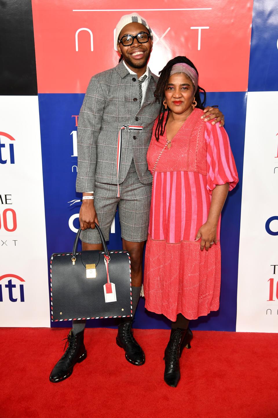 Jeremy O. Harris and Lynn Nottage attend Time 100 Next at Pier 17 on November 14, 2019 in New York City.