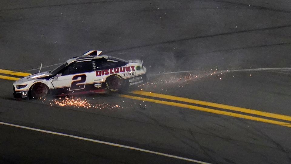 Brad Keselowski has seven superspeedway wins and a career full heartbreak in the Daytona 500, including in 2021 as he and then-teammate Joey Logano crashed while fighting for the lead on the last lap.