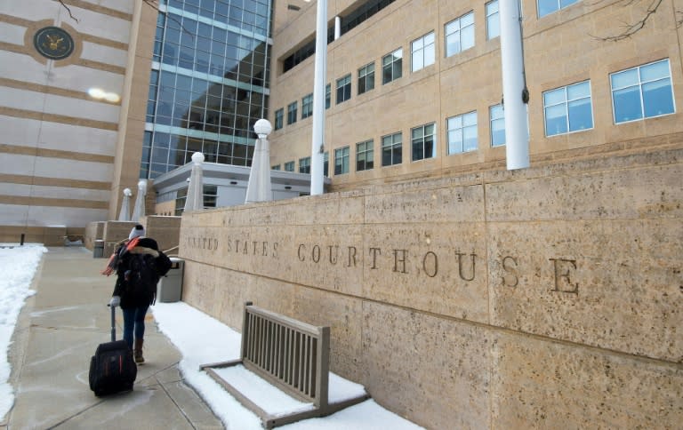 The US District Court, Southern District of Maryland in Greenbelt, where judges will hear challenges to US President Donald Trump's revised travel ban