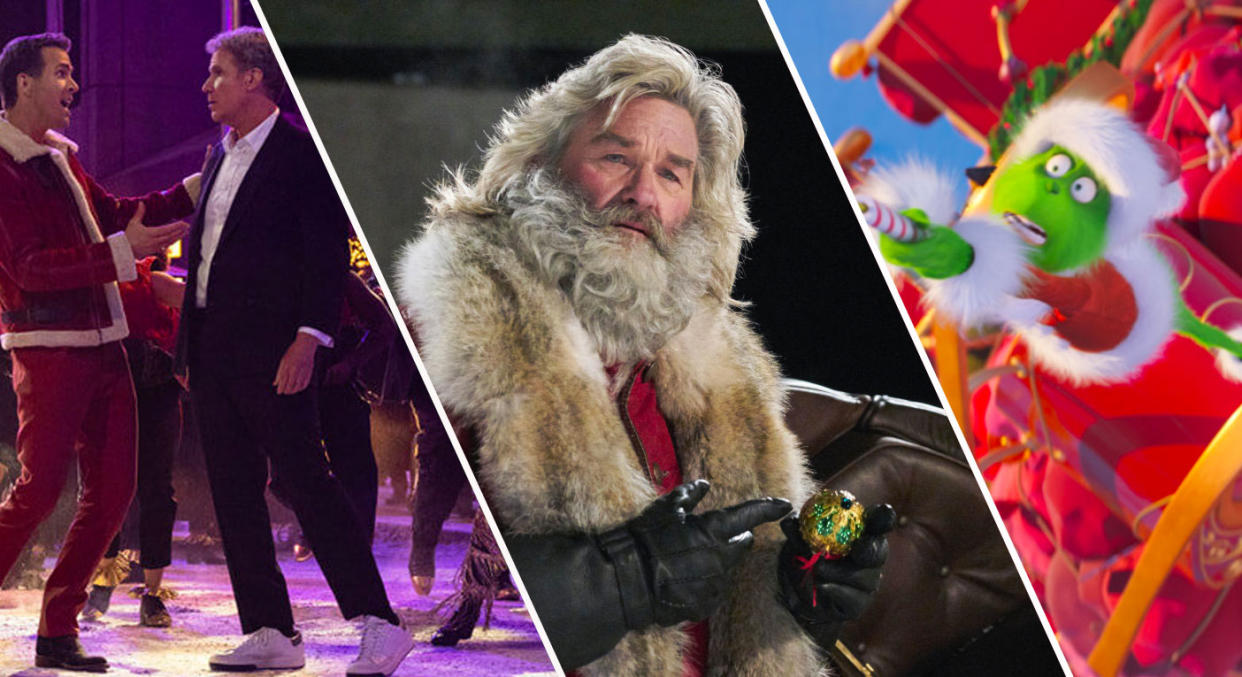 Spirited, The Christmas Chronicles and The Grinch are all worth streaming this Christmas. (Apple/Netflix/Universal)