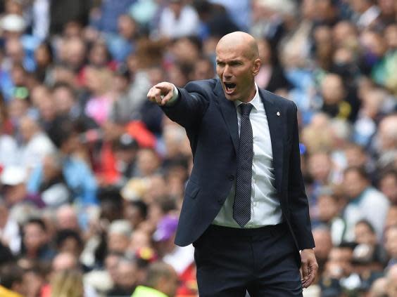 Real Madrid coach Zinedine Zidane (Getty)