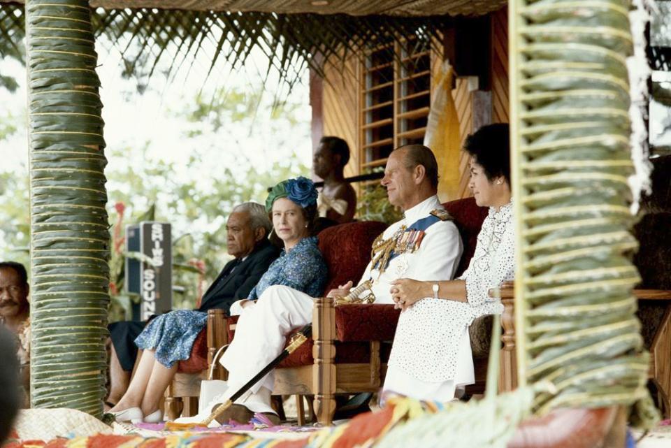 Queen Elizabeth and Prince Philip visit Fiji in 1982