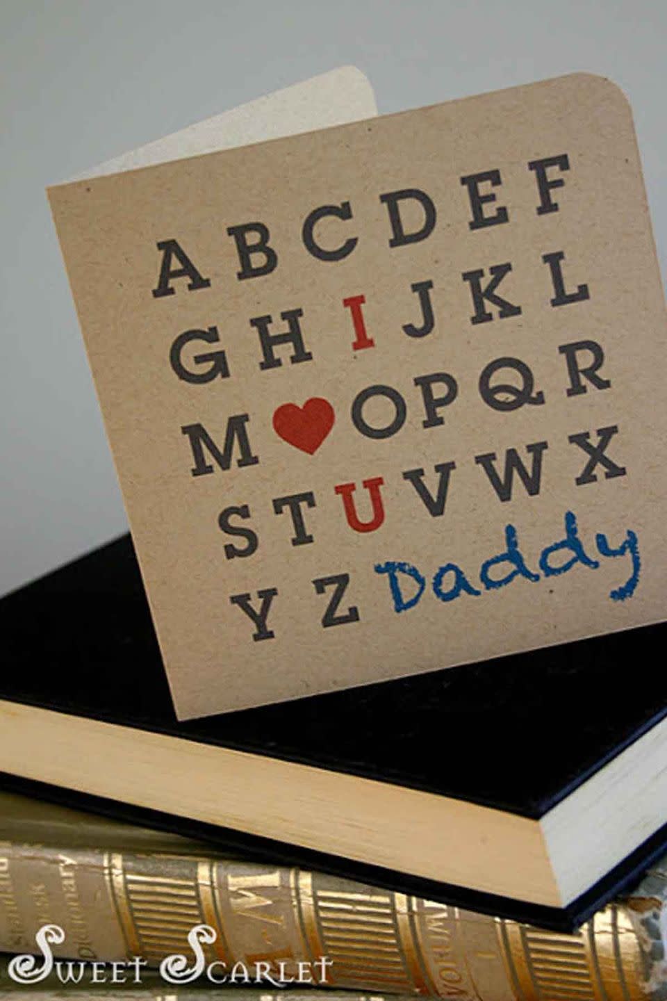 printable fathers day cards alphabet card