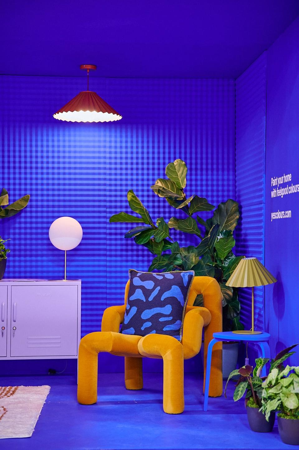 YesColour’s display at the 2023 Decorex design fair (YesColours)