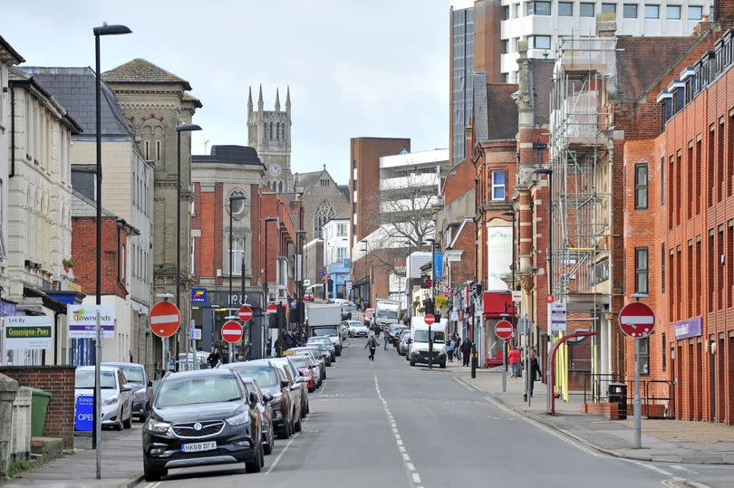 This is a shot of Victoria Road.