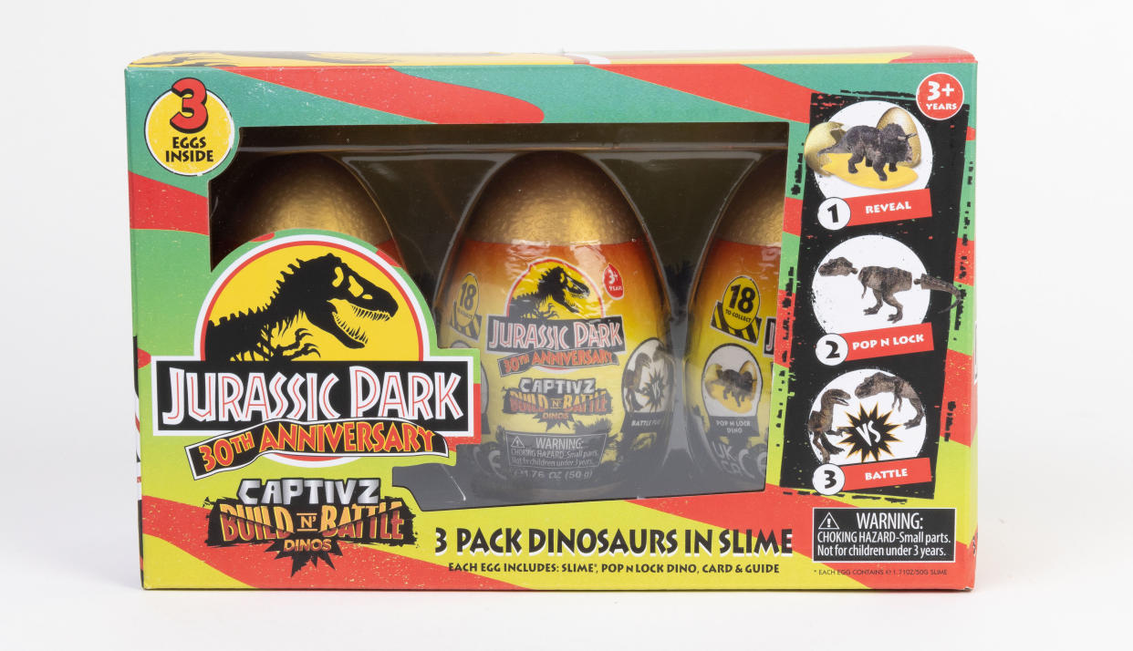 Jurassic Park 30th Anniversary CAPTIVZ Build N Battle 30th Anniversary (Photo: Courtesy of ToyMonster)