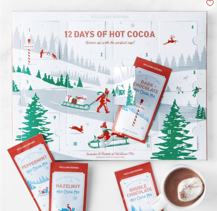 <p><a href="https://go.redirectingat.com?id=74968X1596630&url=https%3A%2F%2Fwww.williams-sonoma.com%2Fproducts%2F12-days-of-hot-cocoa-advent-calendar&sref=https%3A%2F%2Fwww.goodhousekeeping.com%2Fholidays%2Fchristmas-ideas%2Fg45193596%2Fadvent-calendars-for-teens%2F" rel="nofollow noopener" target="_blank" data-ylk="slk:Shop Now;elm:context_link;itc:0;sec:content-canvas" class="link ">Shop Now</a></p><p>12 Days of Hot Cocoa Advent Calendar</p><p>williams-sonoma.com</p><p>$49.95</p><span class="copyright">Williams Sonoma</span>