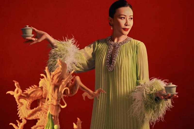 Carina Lau stars in Self-Portrait's Chinese New Year campaign. (PHOTO: Self-Portrait)