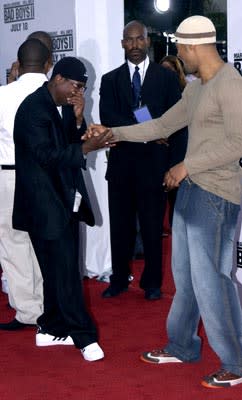 Martin Lawrence and Will Smith at the LA premiere of Columbia's Bad Boys II