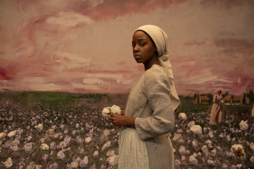 Pictured: Thuso Mbedu (Cora Randall) in "The Underground Railroad".