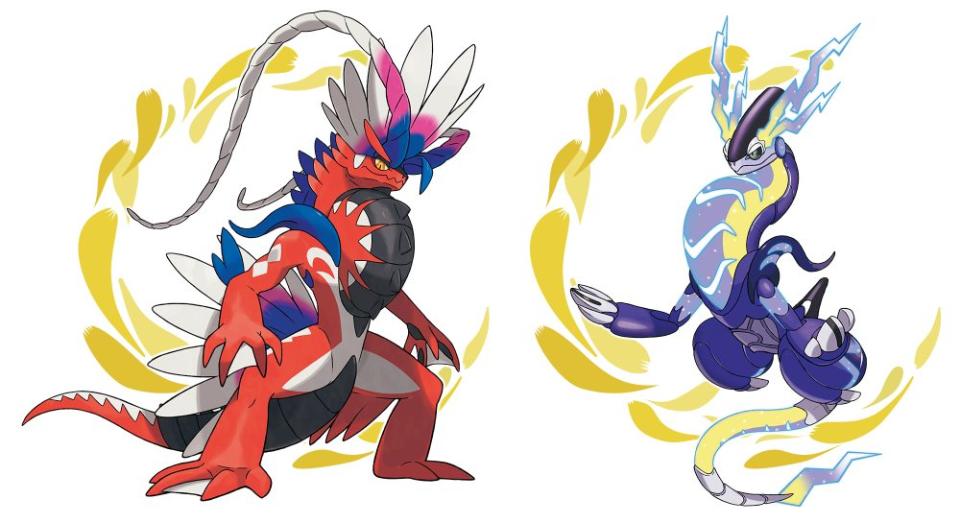 pokemon legendarios scarlet violet