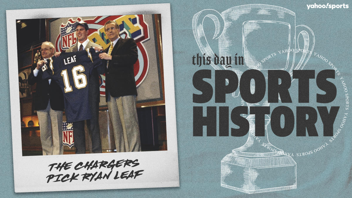 This day in sports history: The Chargers take Ryan Leaf at No. 2 as part of  an epically bad draft