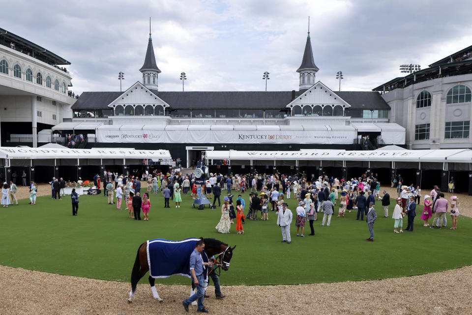The 149th running of the Kentucky Derby at Churchill Downs on May 6, 2023 in Louisville, Kentucky.  (Joe Robbins/Icon Sportswire / AP)
