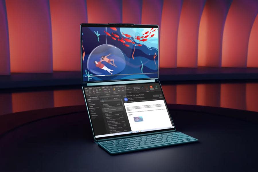 CES 2023: Lenovo presenta innovadora laptop con pantalla dual