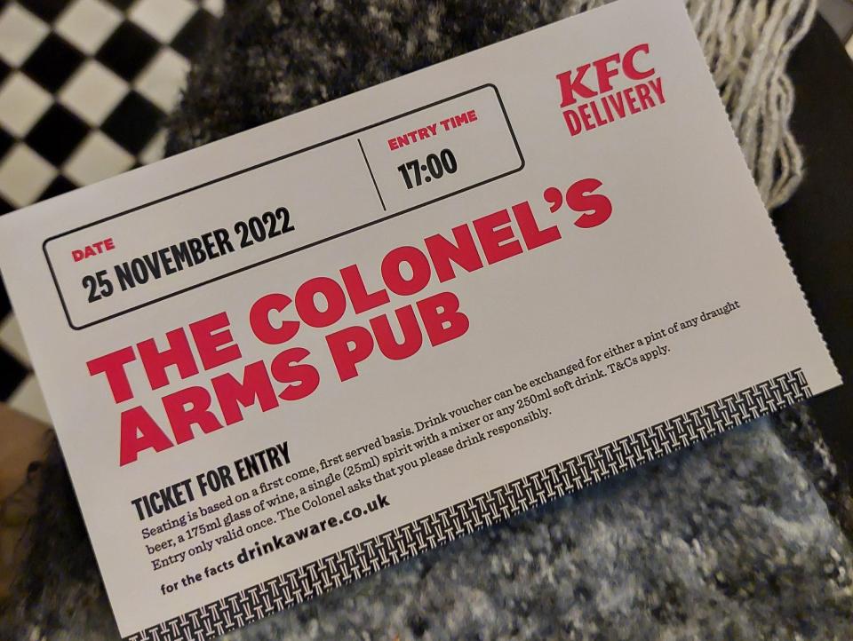 KFC pub London