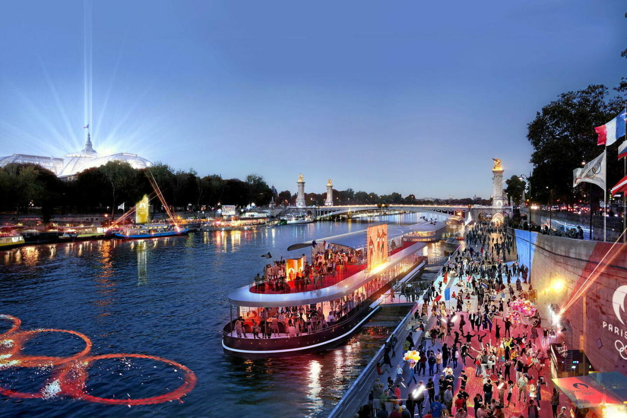 Différents périmètres de sécurité seront mis en place du 18 au 26 juillet pour la cérémonie d'ouverture des Jeux olympiques de Paris 2024.   - Credit:Paris 2024