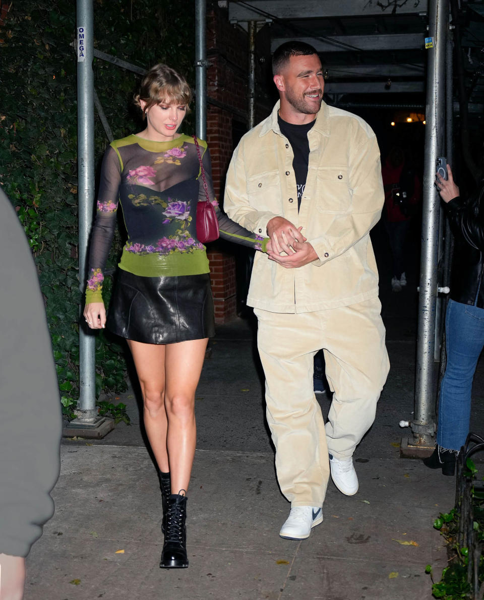 Taylor Swift and Travis Kelce (Gotham / GC Images)