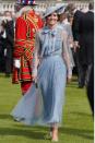 <p> Opting for an extra hint of glamour, Kate paired her periwinkle blue, lace dress with a pair of silver Gianvito Rossi heels for King Charles III's Coronation Garden Party at Buckingham Palace. This is just one of many colour variations Kate has rocked over the years from designer, Gianvito Rossi. </p>