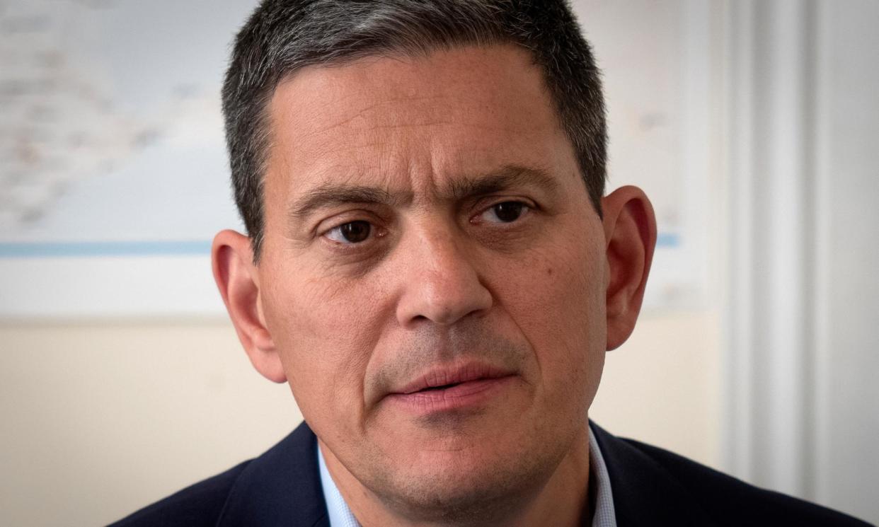 <span>David Miliband’s speech marks a rare intervention in domestic politics since he left parliament in 2013.</span><span>Photograph: Efrem Lukatsky/AP</span>