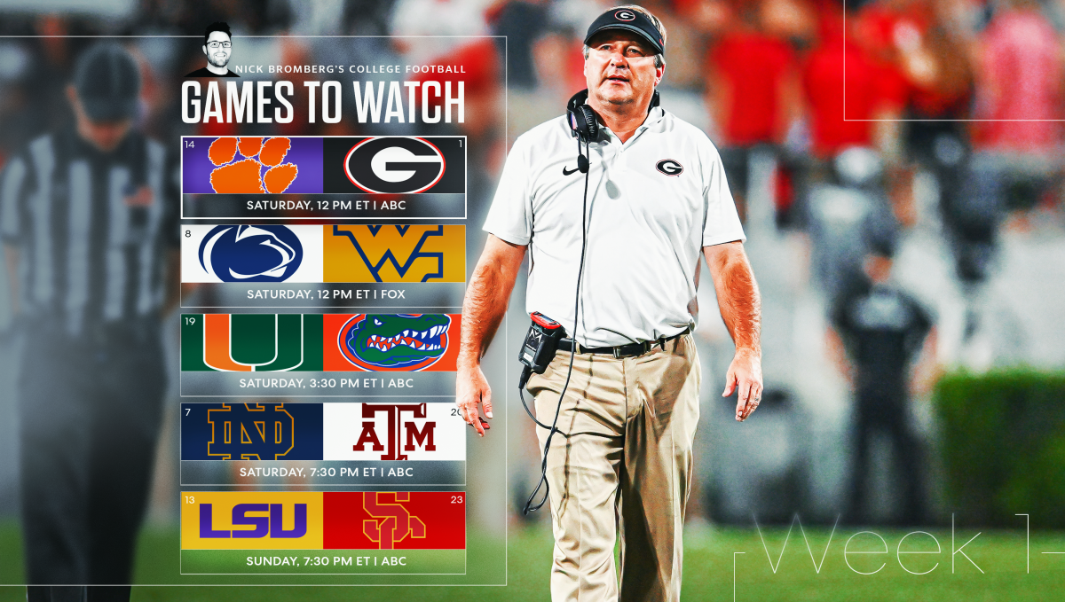 What to watch: Week 1 college football viewer’s guide