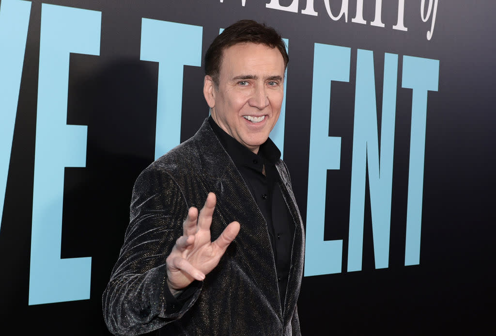 Nicolas Cage promotes 