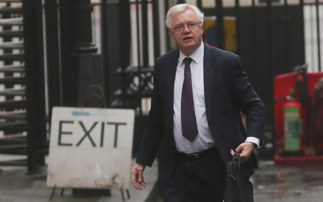  Secretary of State for Exiting the European Union  David Davis  - AFP