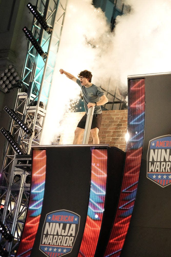 Noah Meunier, 17, of Lakeville, is competing in his first American Ninja Warrior and vows to keep coming back.