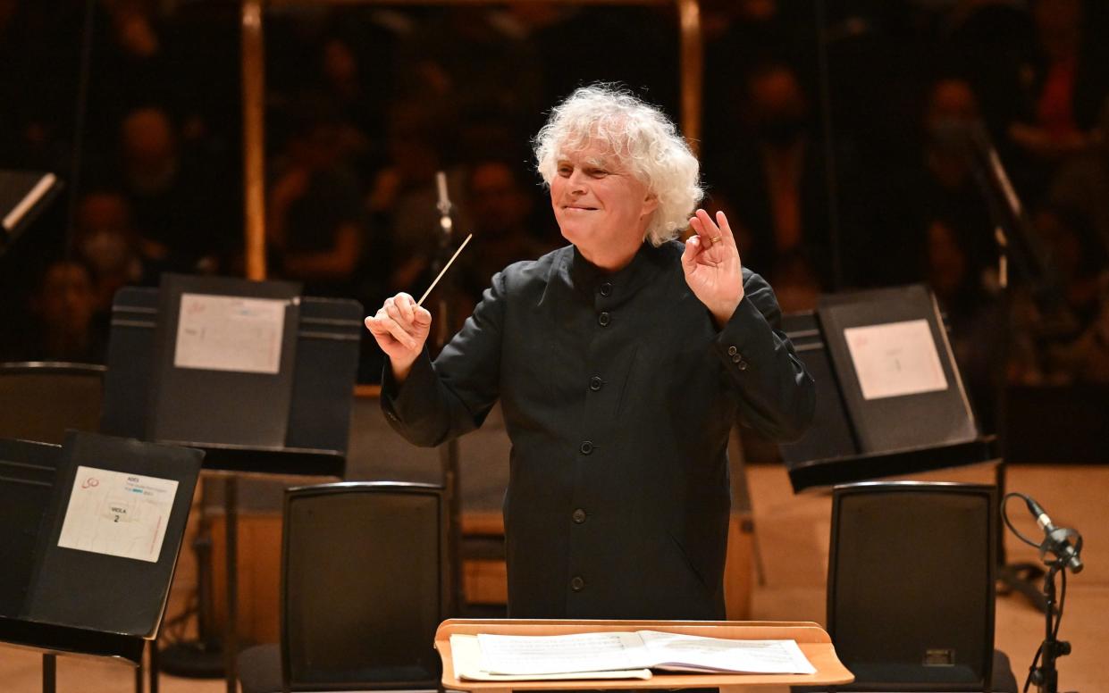 Simon Rattle conducts the LSO - Mark Allan