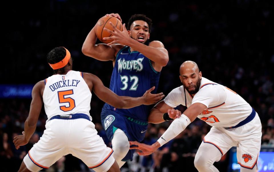 DEP-BAS TIMBERWOLVES-KNICKS (AP)