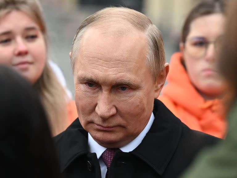 Vladimir Putin, en Moscú. (Ramil SITDIKOV / Sputnik / AFP)
