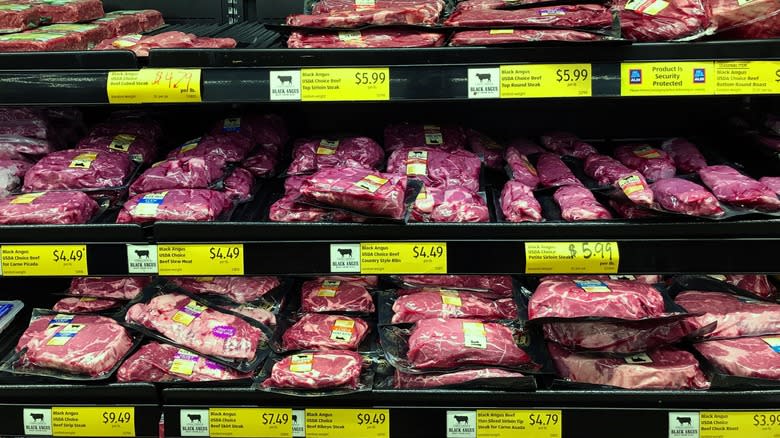 Array of meat in Aldi