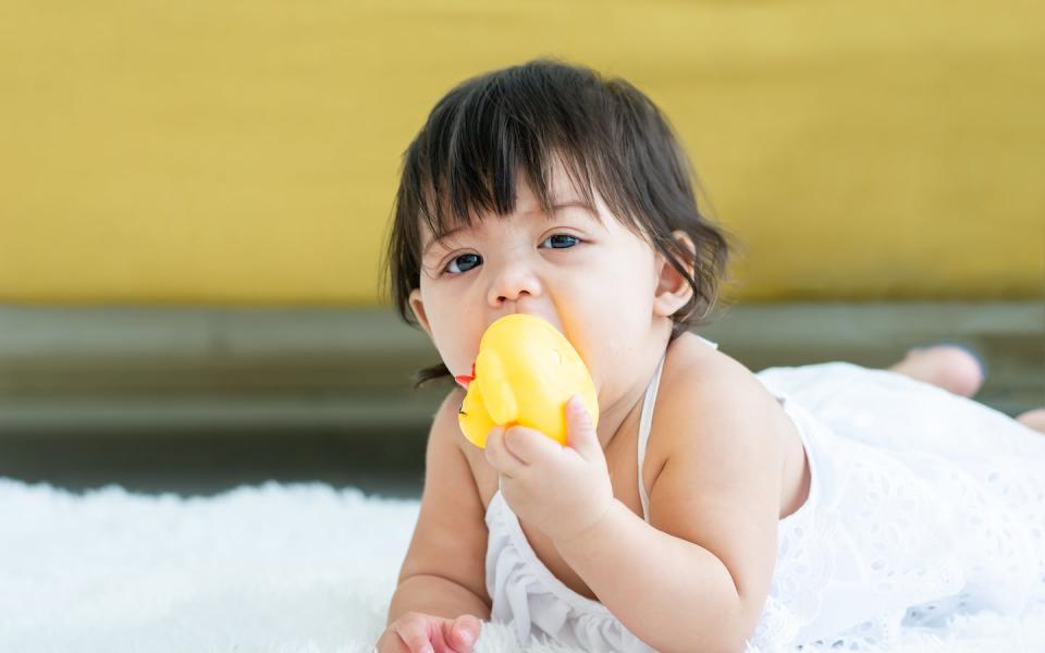 Young children’s size and behaviour leave them more at risk of exposure to indoor contaminants. Shutterstock