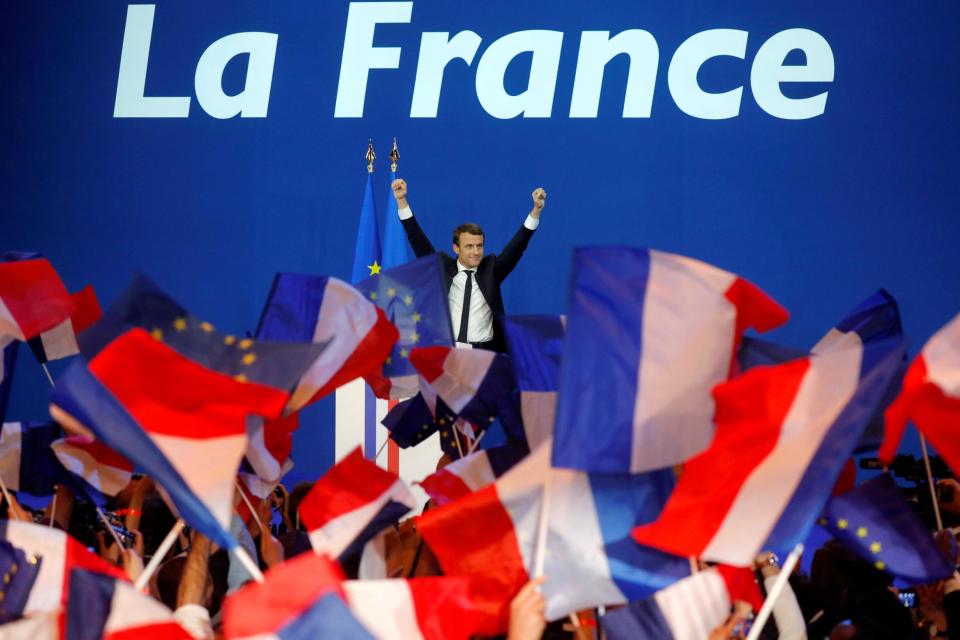 Emmanuel Macron is now the frontrunner to become France's next president: REUTERS