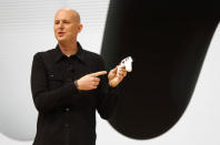 Google vice president and general manager Phil Harrison speaks during a Google keynote address announcing a new video gaming streaming service named Stadia that attempts to capitalize on the company's cloud technology and global network of data centers, at the Gaming Developers Conference in San Francisco, California, U.S., March 19, 2019. REUTERS/Stephen Lam