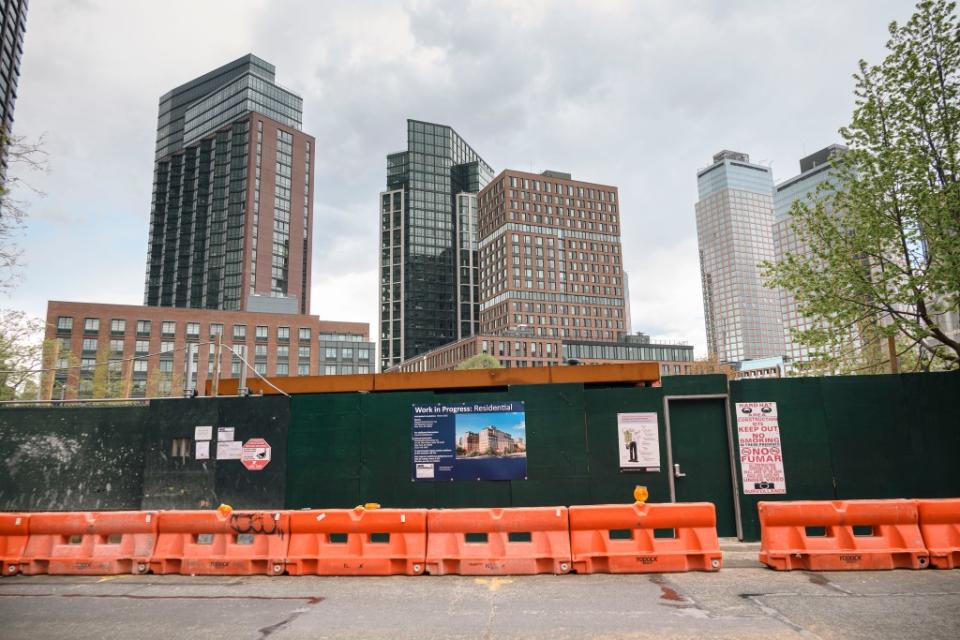 The site, near the confluence of the East River and Newtown Creek, is set to be an eight-story apartment complex. Stefano Giovannini