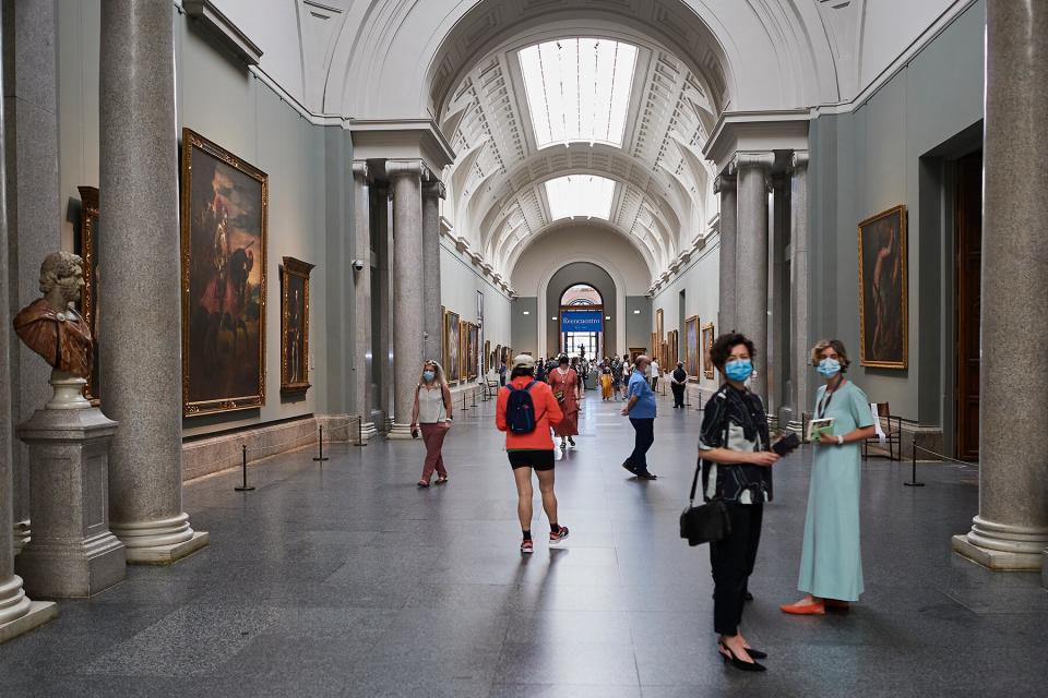 General view of the Museum during the reopening of the Prado Museum,