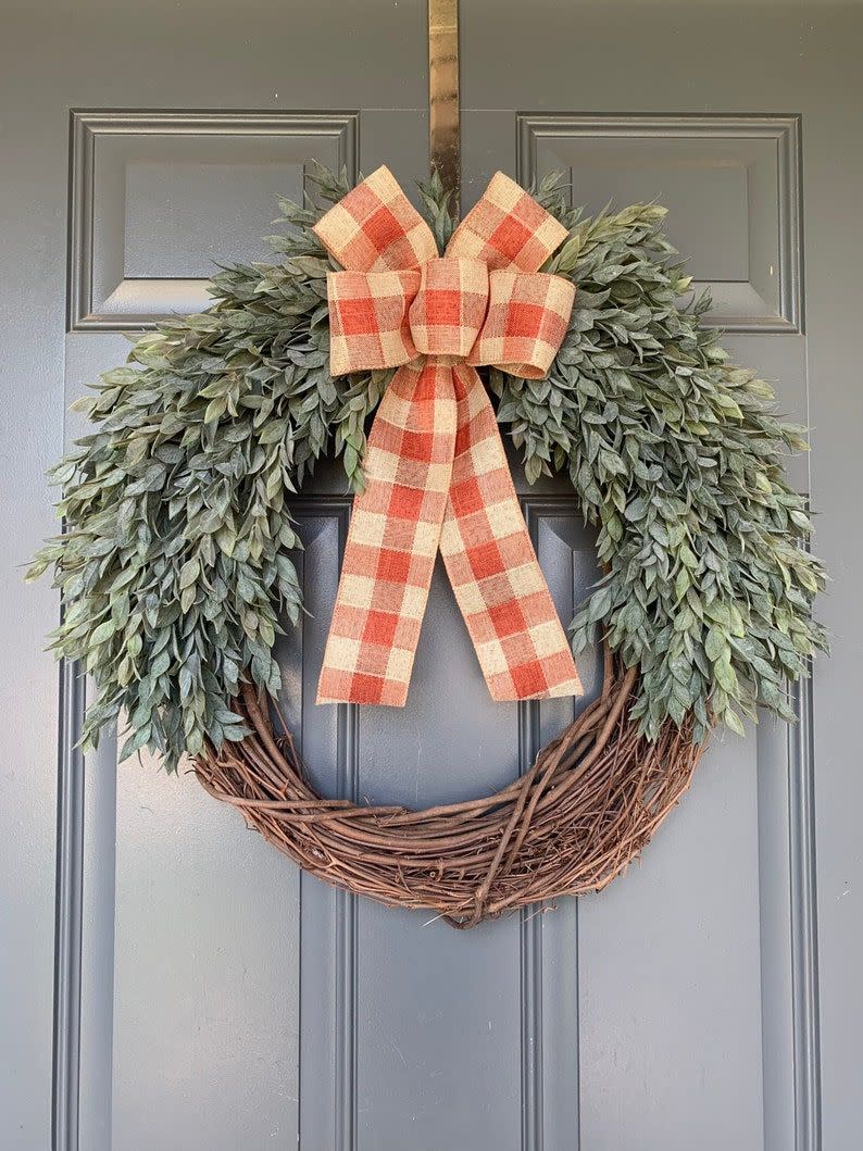 Grapevine and Greenery Wreath