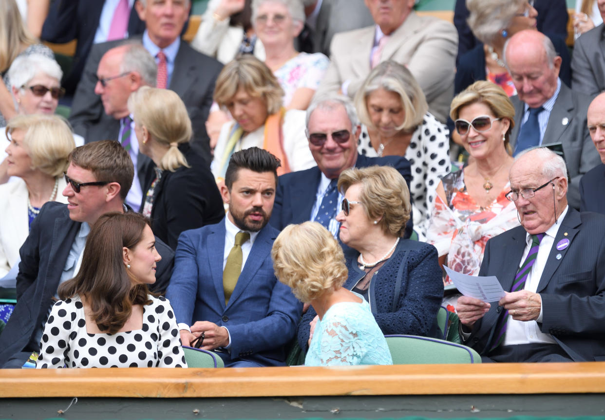 Celebrities Attend Wimbledon