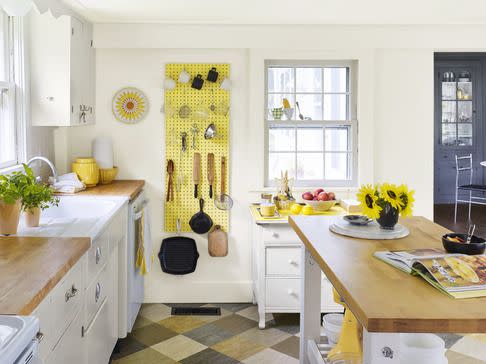 Sunny Side Up White Kitchen