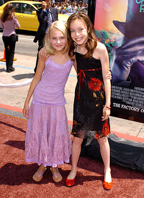 AnnaSophia Robb and Julia Winter at the LA premiere of Warner Bros. Pictures' Charlie and the Chocolate Factory