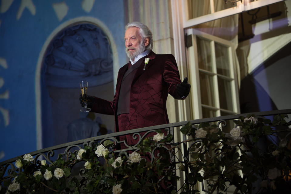 The Hunger Games: Catching Fire: Donald Sutherland as Coriolanus Snow. (Lionsgate)