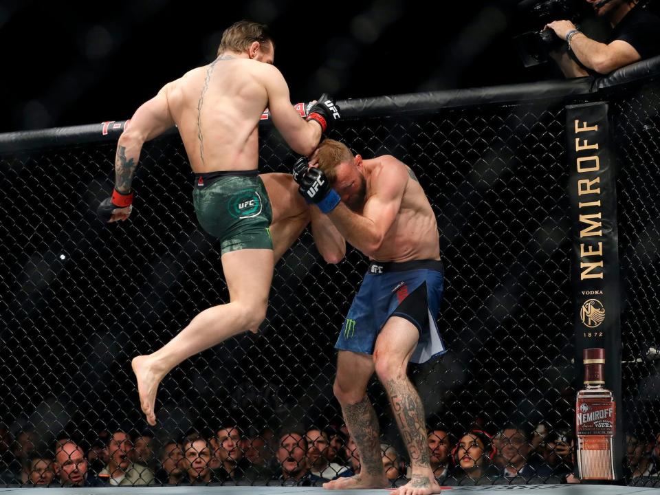 Conor McGregor beat Donald Cerrone in 2020.