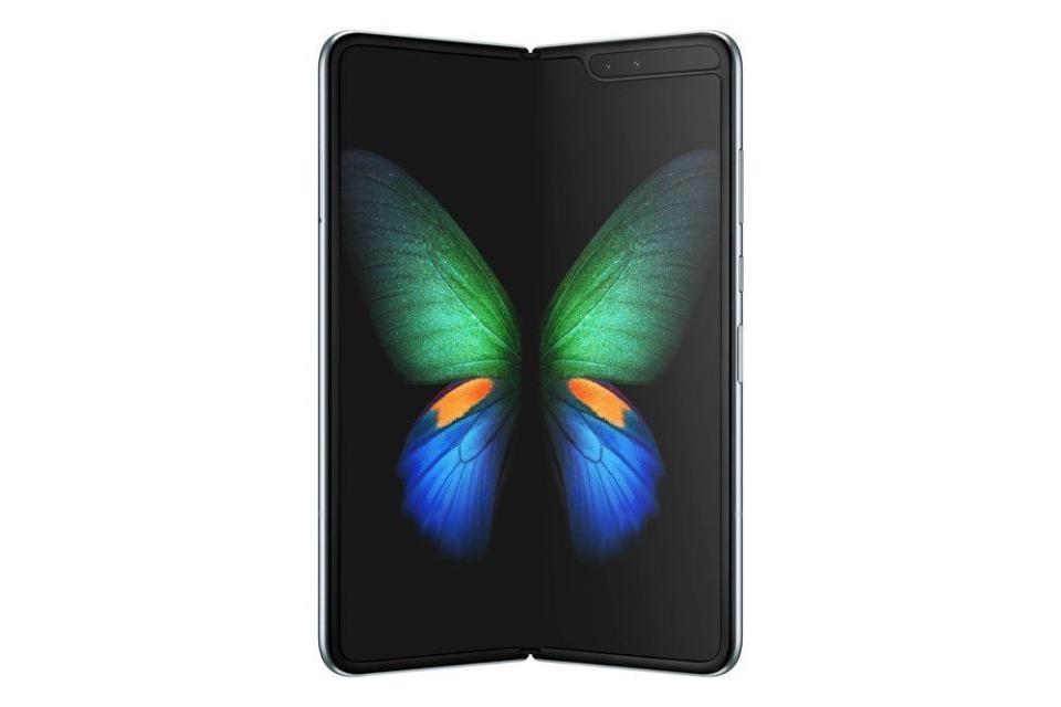 El Galaxy Fold de Samsung es un smartphone plegable de casi 2.000 dólares. (Samsung)