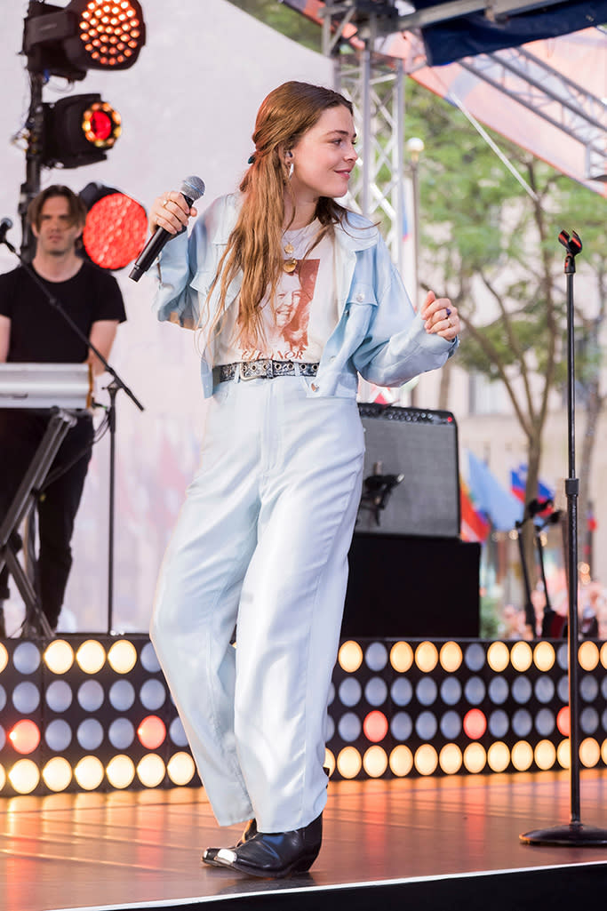 Maggie Rogers on Today Show. - Credit: Charles Sykes/Invision/AP/Shutte