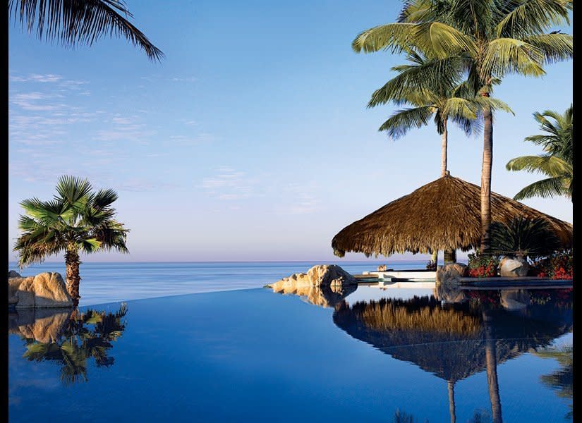 Sure, celebs like Jennifer Aniston and Bethenny Frankel have relaxed around the adults-only pool, and George Clooney and Brangelina are known to frequent the resort’s three restaurants. But the best part about <a href="http://www.destinationweddingmag.com/gallery/bucket-list-honeymoon-destinations-cabo-san-lucas-mexico?src=SYN&dom=huffpo" target="_hplink">One&Only Palmilla</a> in Cabo is the staff will make you feel just as famous when you check in. Your personal butler will greet you with a welcome carafe of tequila. Ask him to book a snorkeling trip on the resort’s private yacht to Lover’s Beach — a great spot for couples who want to pack a lunch and spend the afternoon on a quiet sandy cove. Ramble down to the beach and relax on a floating bed and keep an eye out at the swim-up bar — you never know who you might see. Photo by One&Only Palmilla  <strong>Related: <a href="http://www.destinationweddingmag.com/gallery/romantic-hotels-and-resorts-with-private-plunge-pools?src=SYN&dom=huffpo" target="_hplink">8 Suites with Private Plunge Pools</a></strong>