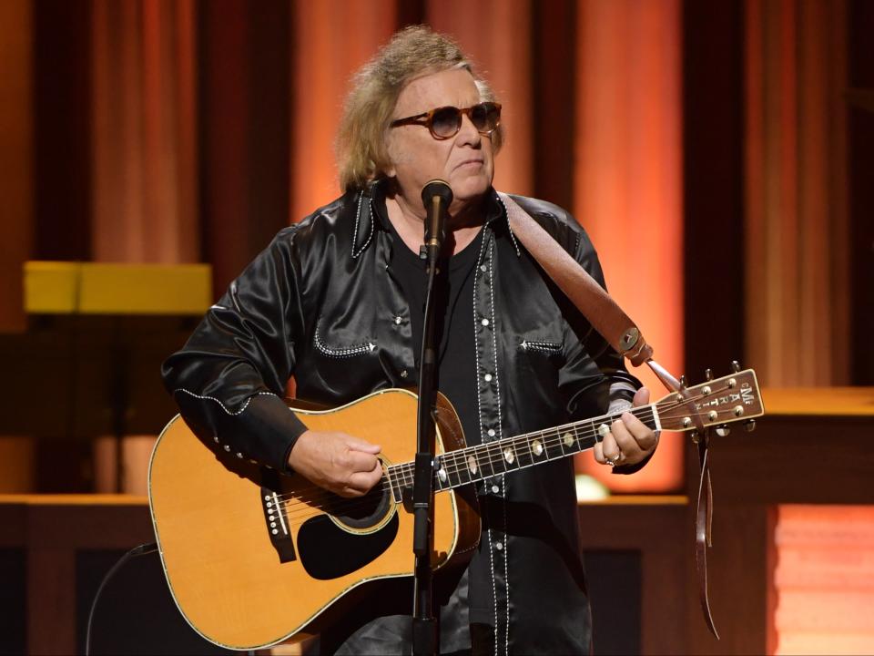 Don McLean performs at the Grand Ole Opry in Nashville, Tennessee, on 5 February 2020 (Jason Kempin/Getty Images)