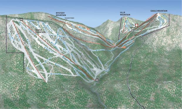 Lutsen Mountains Trail Map