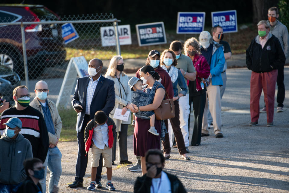 Image: Senate Candidate Jaime Harrison Votes In South Carolina (Sean Rayford / Getty Images)