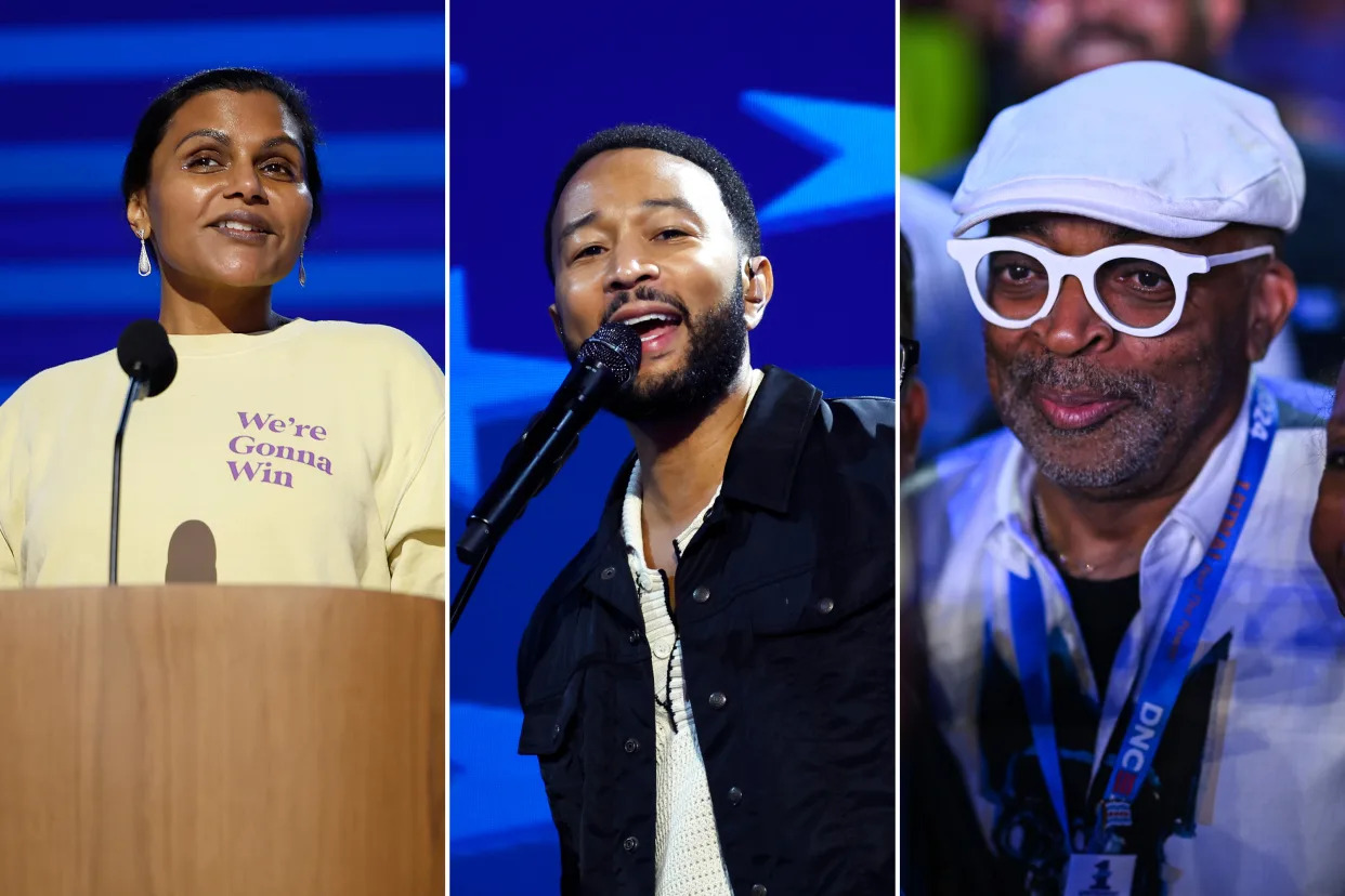 The 2024 Democratic National Convention is a star-studded event. See all the celebs in attendance, from Mindy Kaling to John Legend.