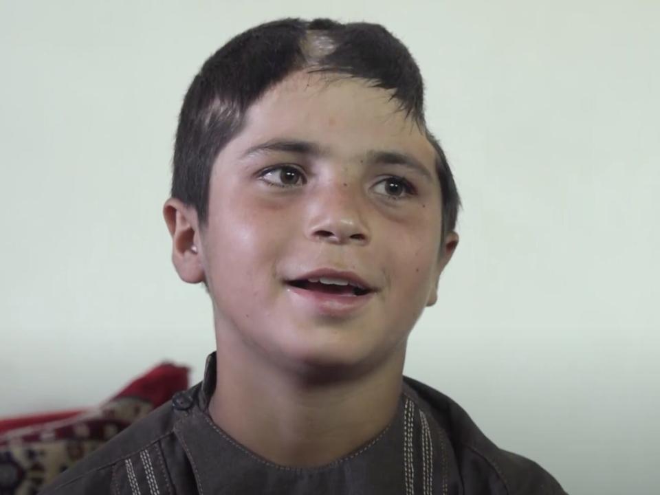 Salahuddin was just seven years old when he sustained a brain injury from an explosive.